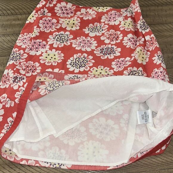 Beautiful 😻 Boden Flower 🌺 🌸 print 💯 % Cotton Skirt 🛍️ 🏝️ ✈️ - Picture 10 of 17